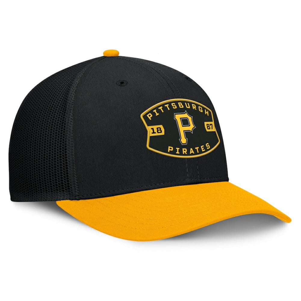MLB Pittsburgh Pirates Fanatics Cutoff Adjustable Trucker Hat