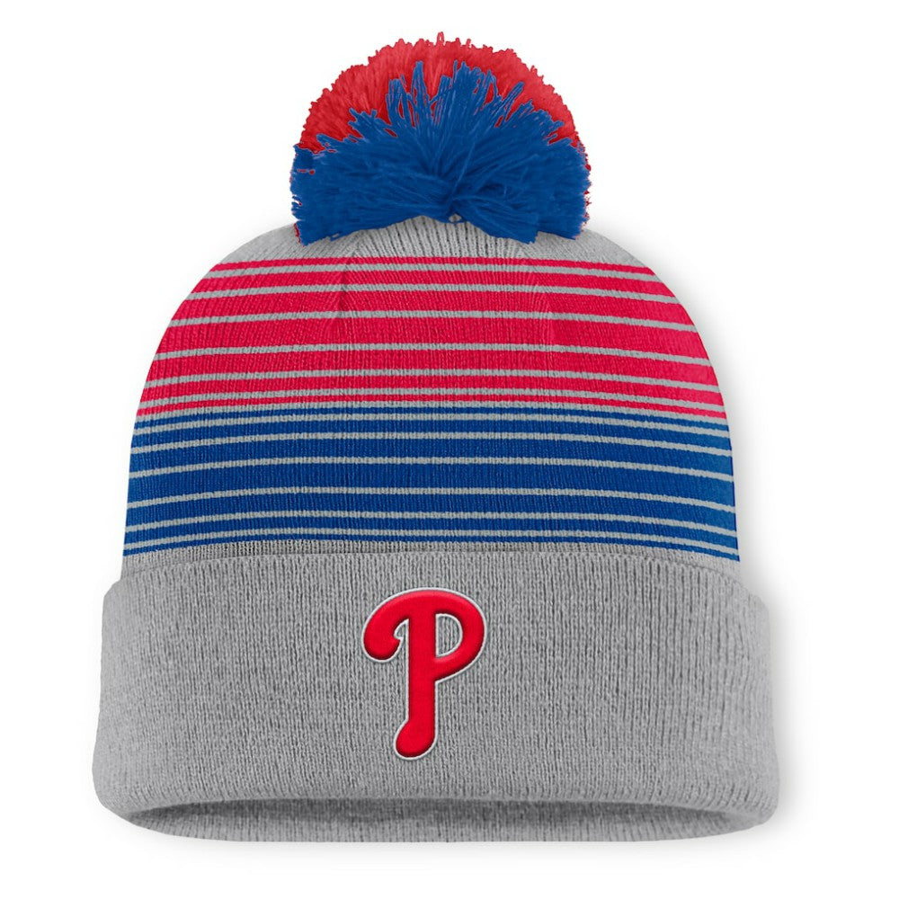 MLB Philadelphia Phillies Fanatics Balk Cuffed Knit Hat with Pom