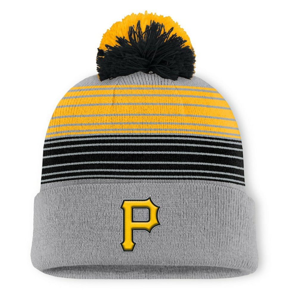 MLB Pittsburgh Pirates Fanatics Balk Cuffed Knit Hat with Pom
