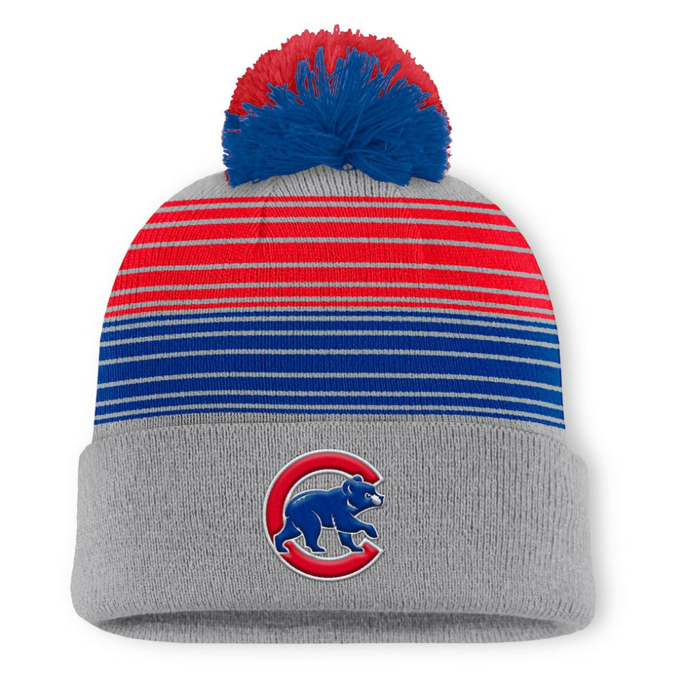 MLB Chicago Cubs Fanatics Balk Cuffed Knit Hat with Pom