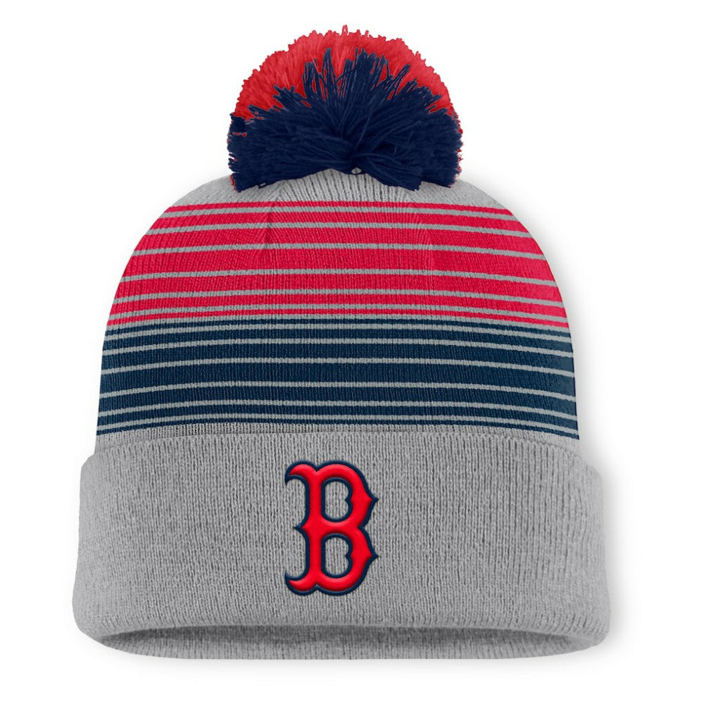 MLB Boston Red Sox Fanatics Balk Cuffed Knit Hat with Pom