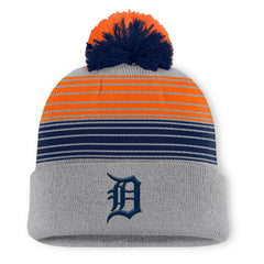 MLB Detroit Tigers Fanatics Balk Cuffed Knit Hat with Pom