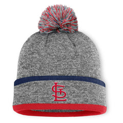 MLB St. Louis Cardinals Fanatics Backstop Cuffed Knit Hat with Pom
