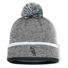 MLB Chicago White Sox Fanatics Backstop Cuffed Knit Hat with Pom