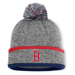 MLB Boston Red Sox Fanatics Backstop Cuffed Knit Hat with Pom