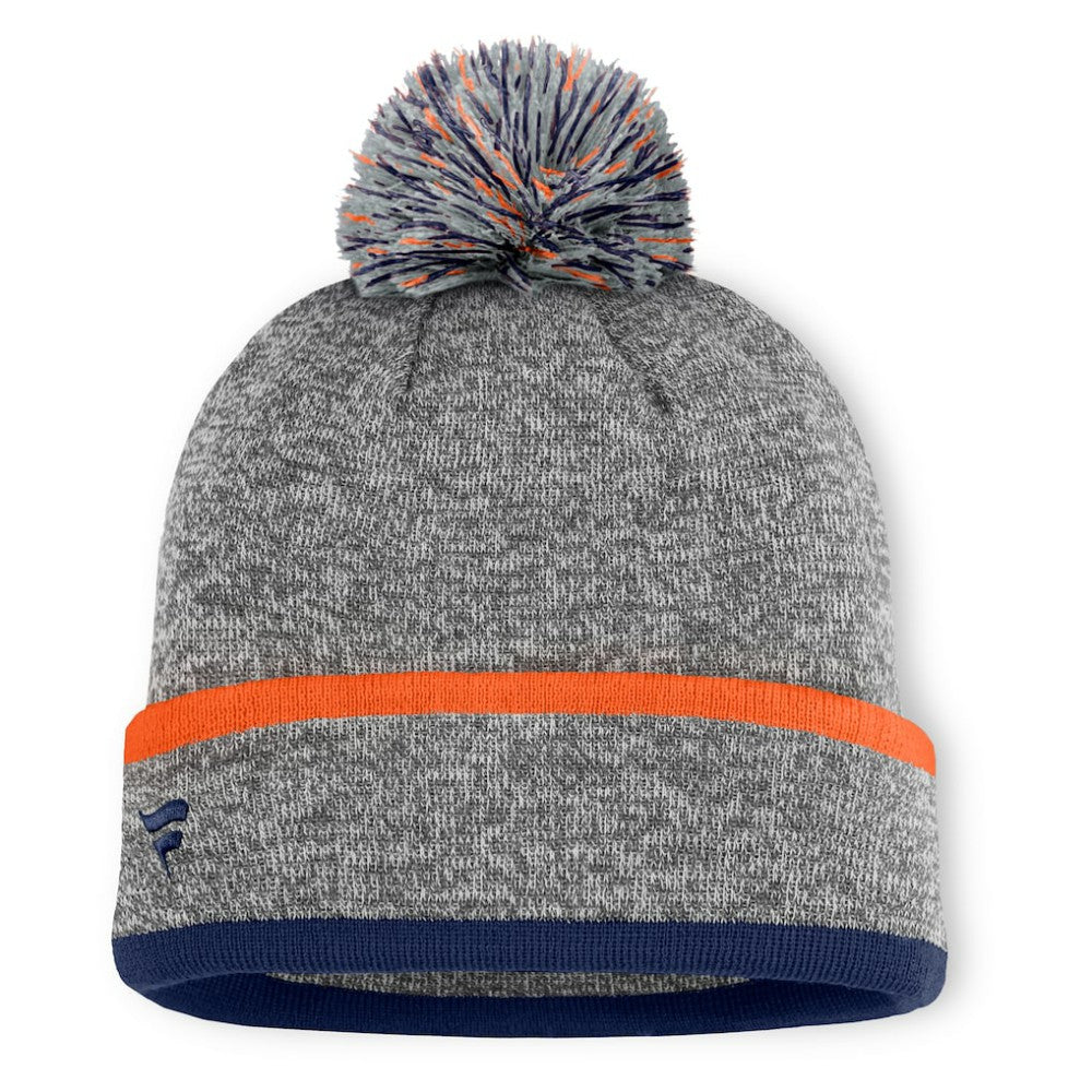 MLB Detroit Tigers Fanatics Backstop Cuffed Knit Hat with Pom