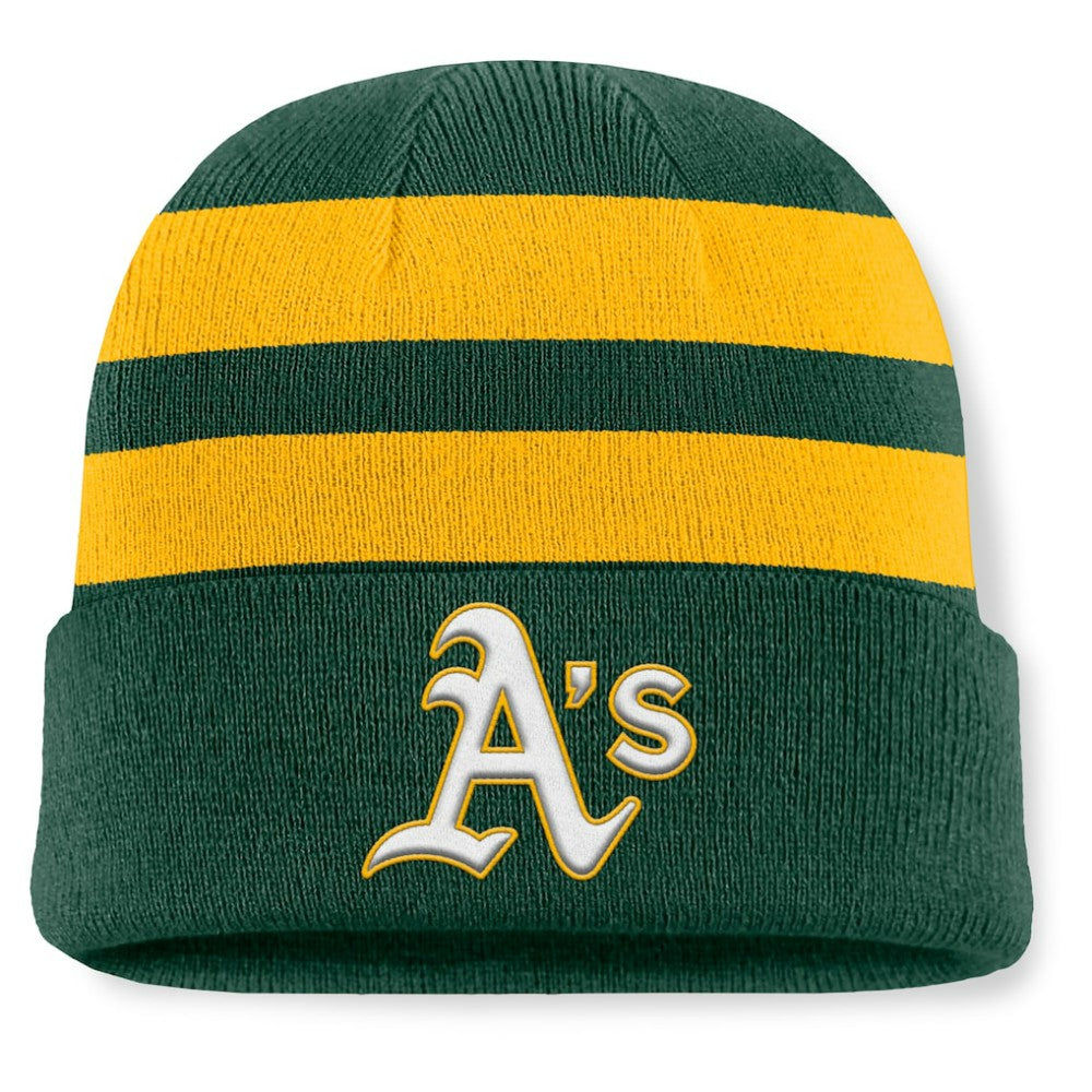 MLB Athletics Fanatics Baseline Cuffed Knit Hat