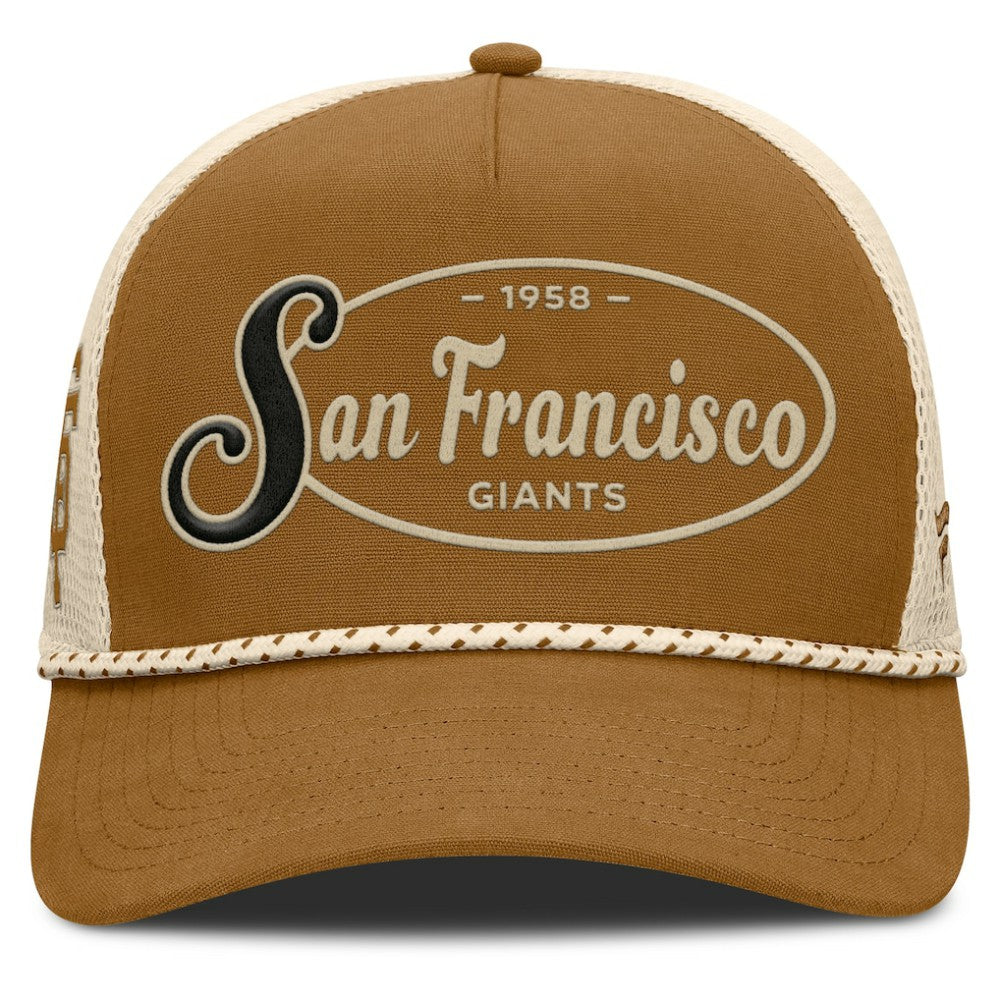 MLB San Francisco Giants Fanatics A-Frame Trucker Adjustable Hat