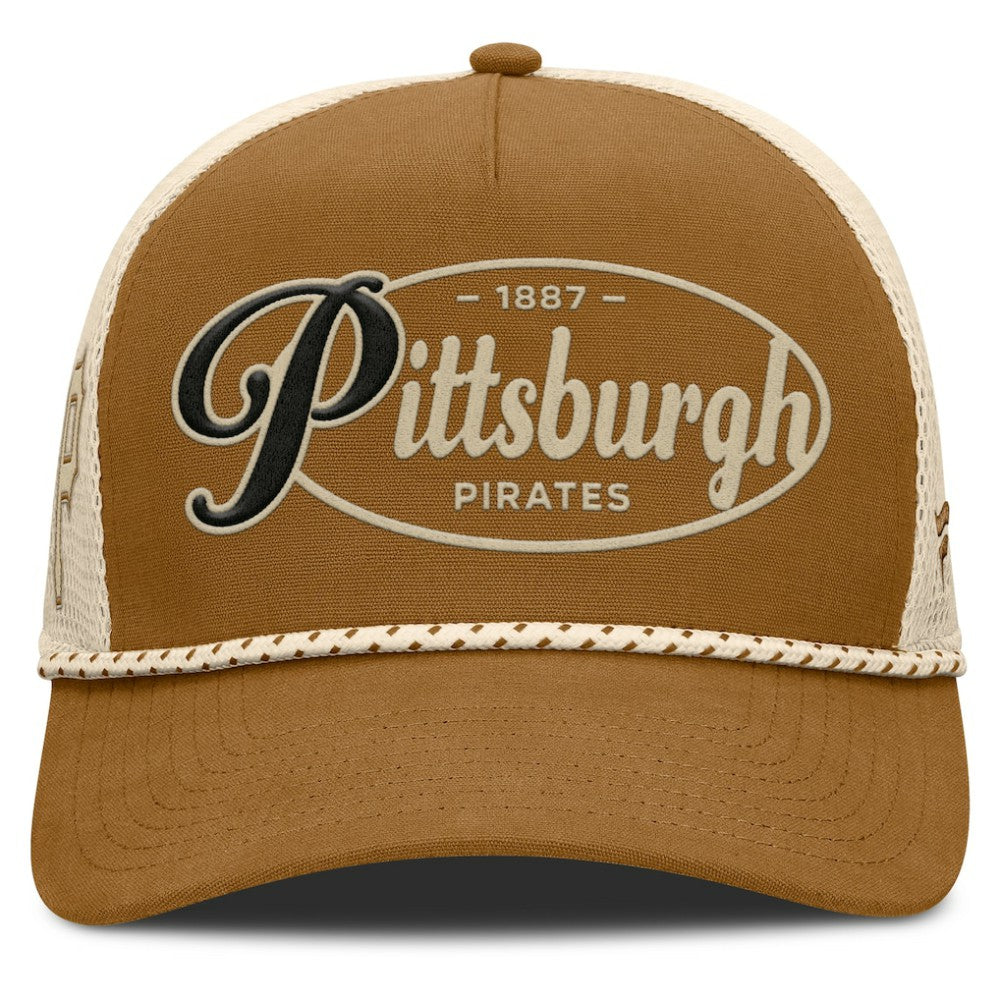 MLB Pittsburgh Pirates Fanatics A-Frame Trucker Adjustable Hat