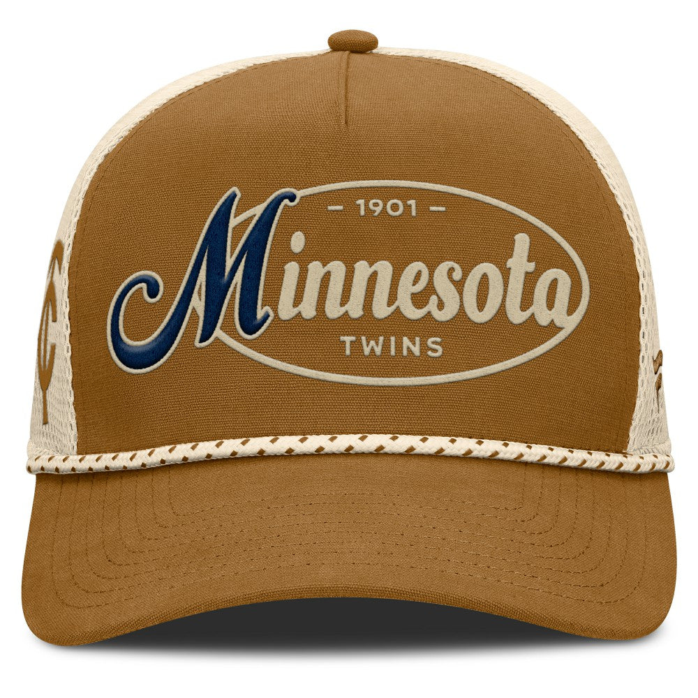 MLB Minnesota Twins Fanatics A-Frame Trucker Adjustable Hat