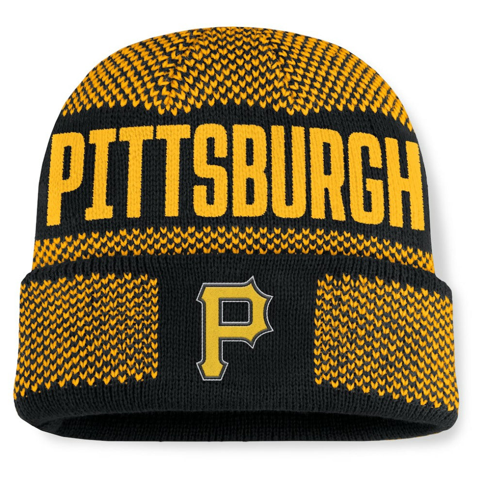 MLB Pittsburgh Pirates Fanatics Rotation Cuffed Knit Hat