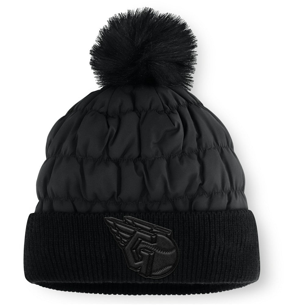 MLB Cleveland Guardians Fanatics Nightcap Cuffed Knit Hat with Pom