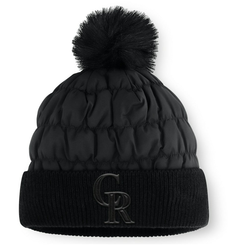 MLB Colorado Rockies Fanatics Nightcap Cuffed Knit Hat with Pom