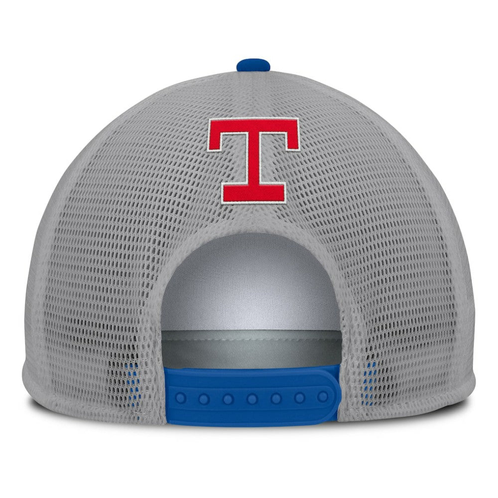 MLB Texas Rangers Fanatics Cranked Foam Front Patch Trucker Adjustable Hat