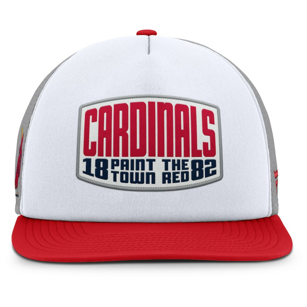 MLB St. Louis Cardinals Fanatics Cranked Foam Front Patch Trucker Adjustable Hat