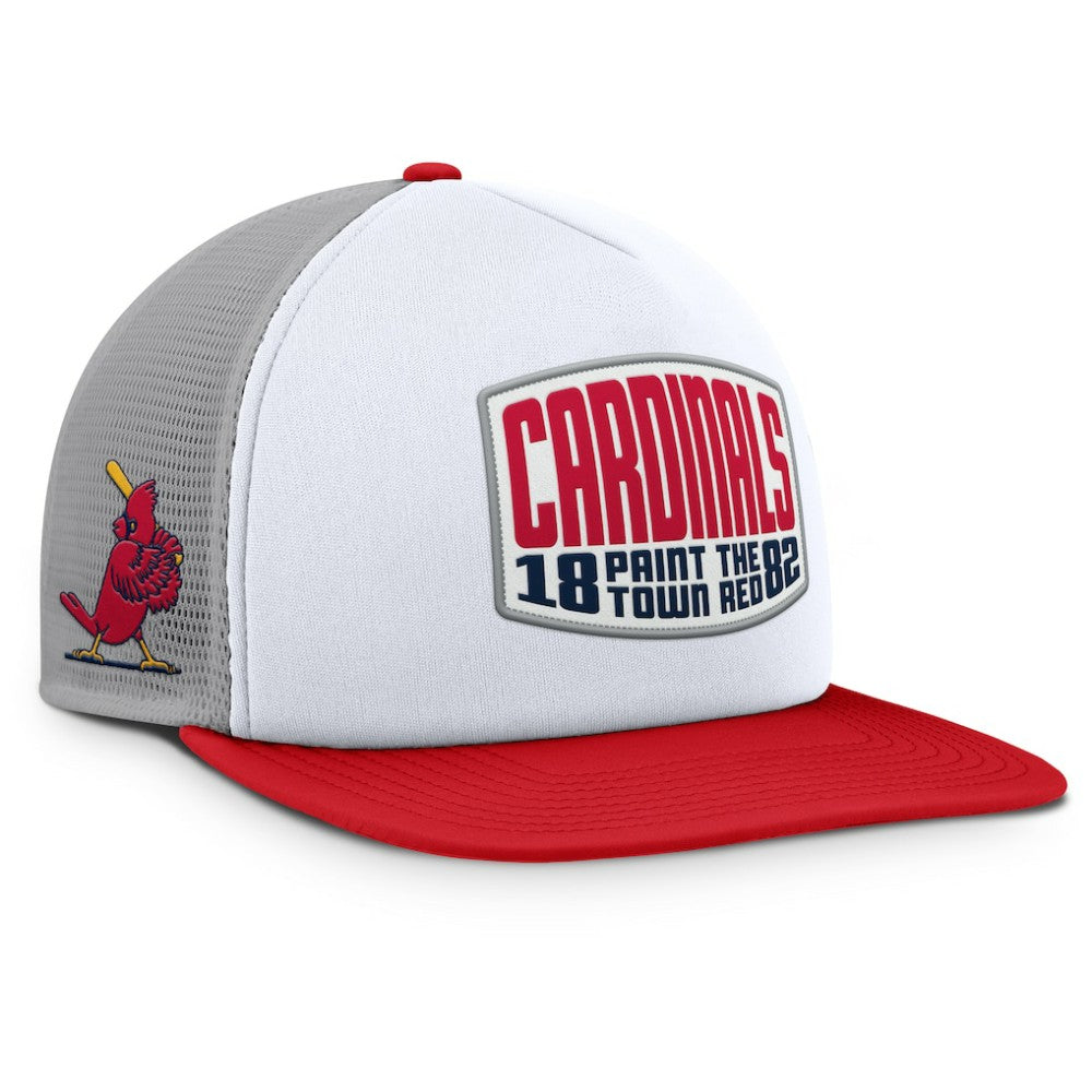 MLB St. Louis Cardinals Fanatics Cranked Foam Front Patch Trucker Adjustable Hat