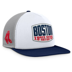 MLB Boston Red Sox Fanatics Cranked Foam Front Patch Trucker Adjustable Hat
