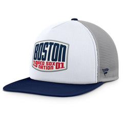 MLB Boston Red Sox Fanatics Cranked Foam Front Patch Trucker Adjustable Hat