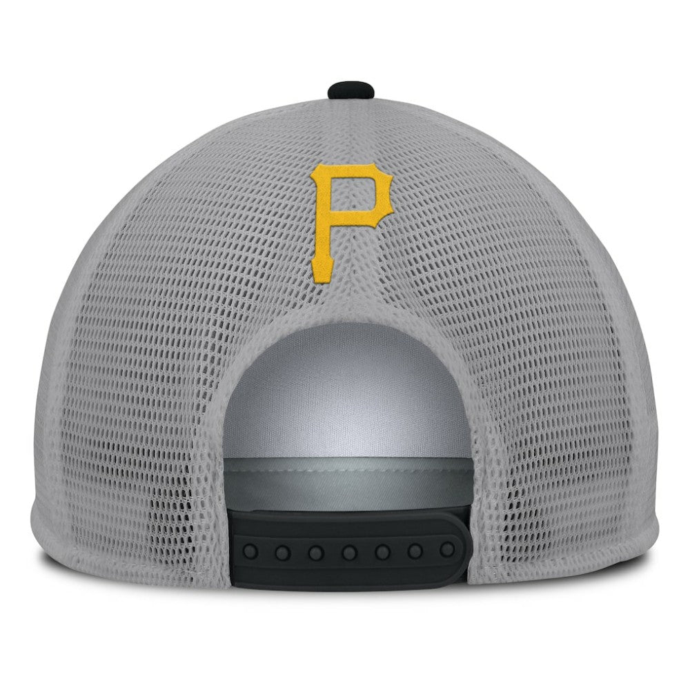 MLB Pittsburgh Pirates Fanatics Cranked Foam Front Patch Trucker Adjustable Hat