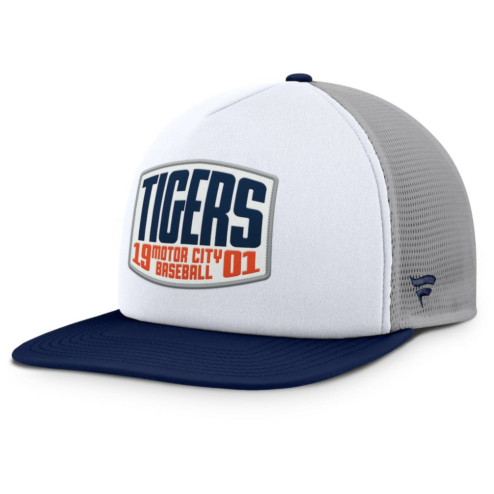 MLB Detroit Tigers Fanatics Cranked Foam Front Patch Trucker Adjustable Hat