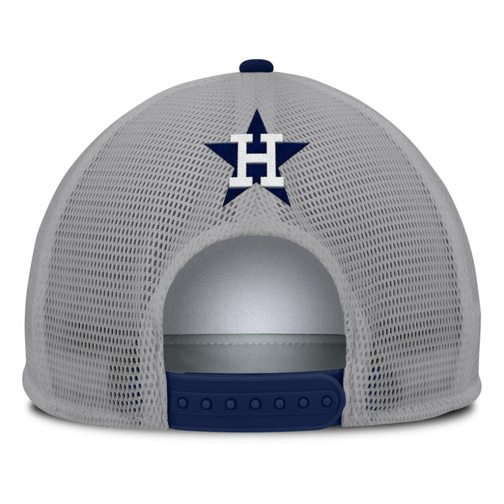 MLB Houston Astros Fanatics Cranked Foam Front Patch Trucker Adjustable Hat