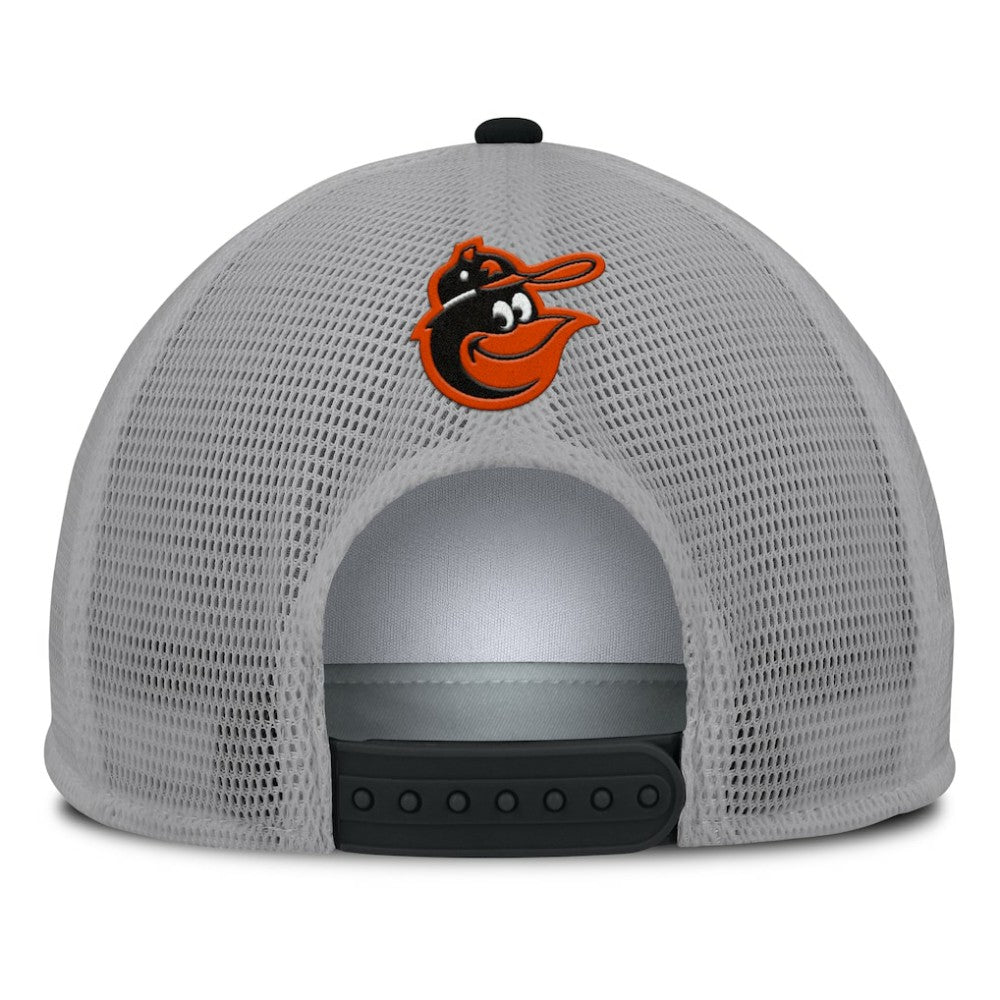 MLB Baltimore Orioles Fanatics Cranked Foam Front Patch Trucker Adjustable Hat