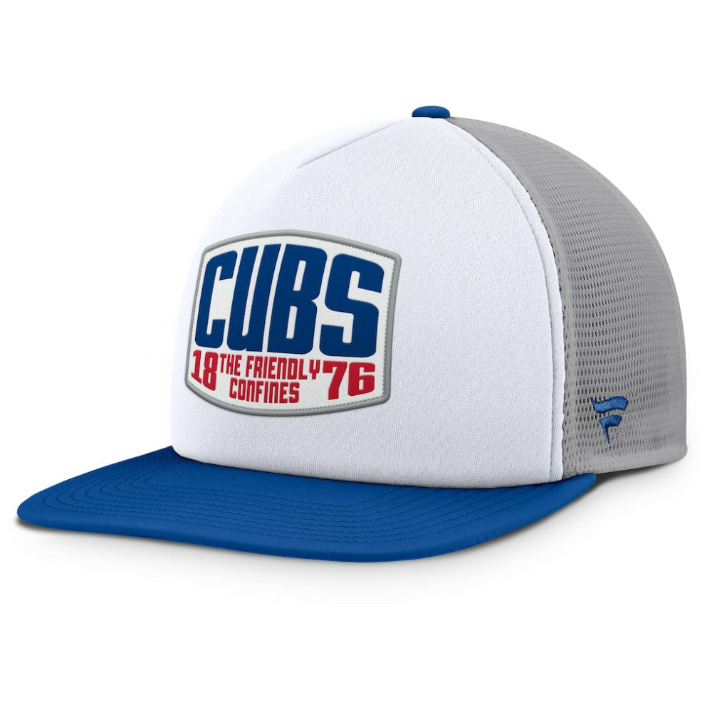 MLB Chicago Cubs Fanatics Cranked Foam Front Patch Trucker Adjustable Hat