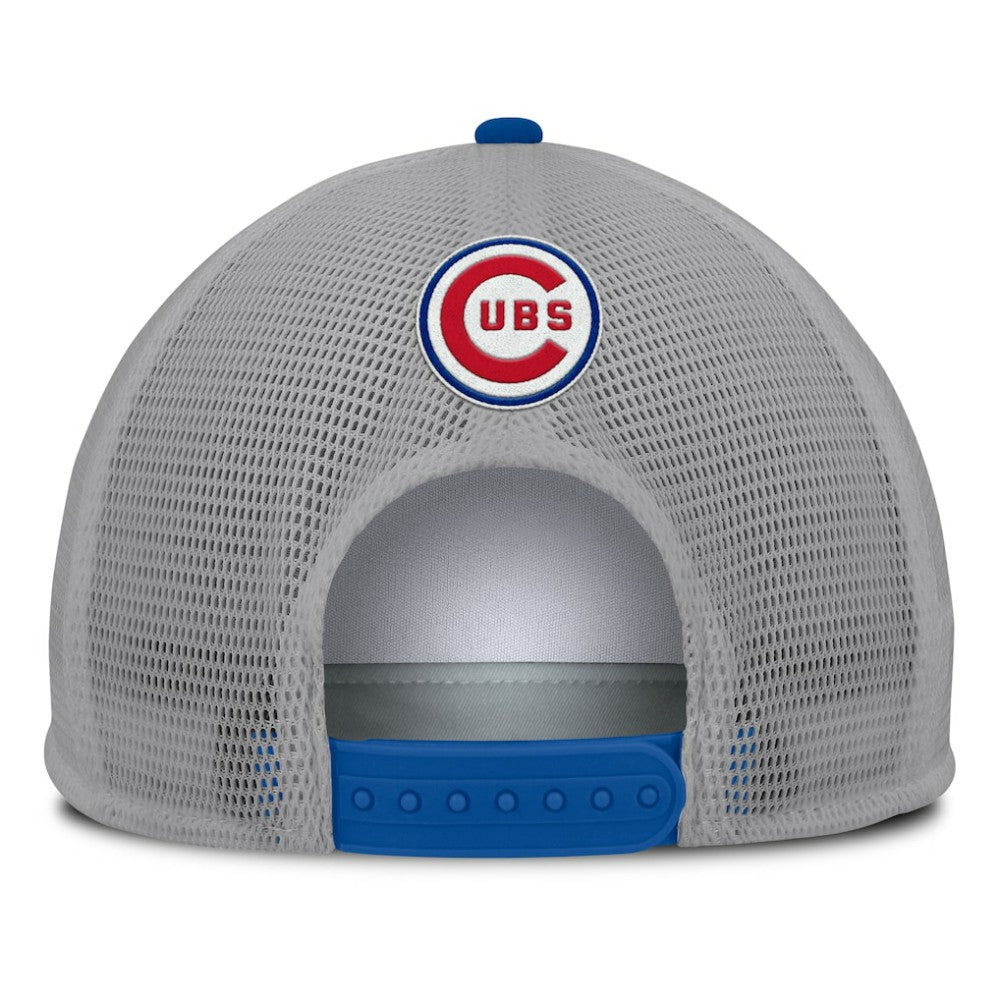 MLB Chicago Cubs Fanatics Cranked Foam Front Patch Trucker Adjustable Hat