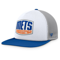 MLB New York Mets Fanatics Cranked Foam Front Patch Trucker Adjustable Hat