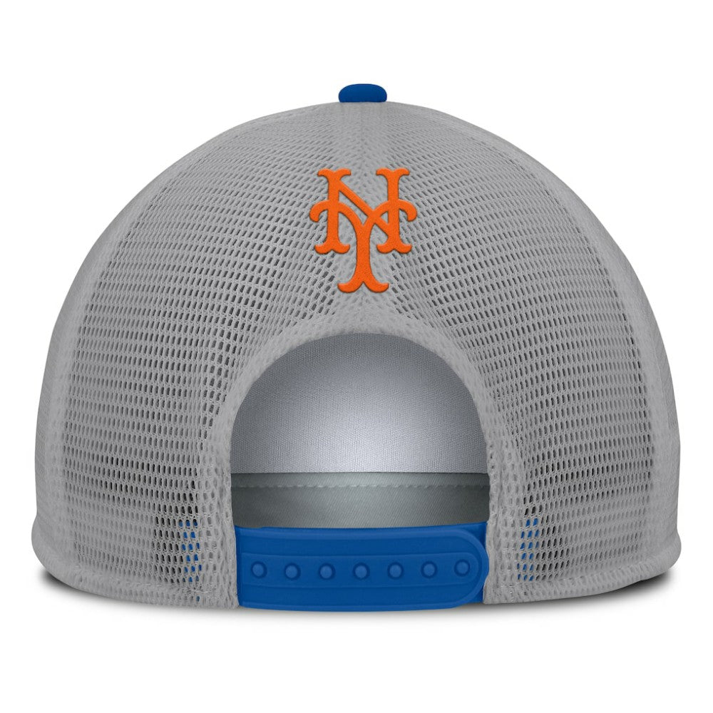 MLB New York Mets Fanatics Cranked Foam Front Patch Trucker Adjustable Hat