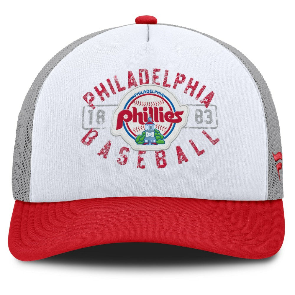 MLB Philadelphia Phillies Fanatics Designated A-Frame Foam Front Trucker Adjustable Hat