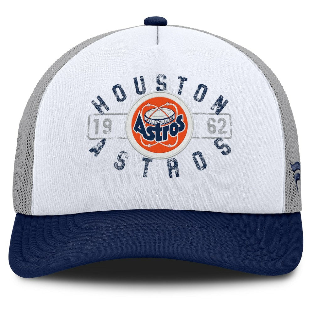 MLB Houston Astros Fanatics Designated A-Frame Foam Front Trucker Adjustable Hat