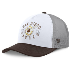 MLB San Diego Padres Fanatics Designated A-Frame Foam Front Trucker Adjustable Hat