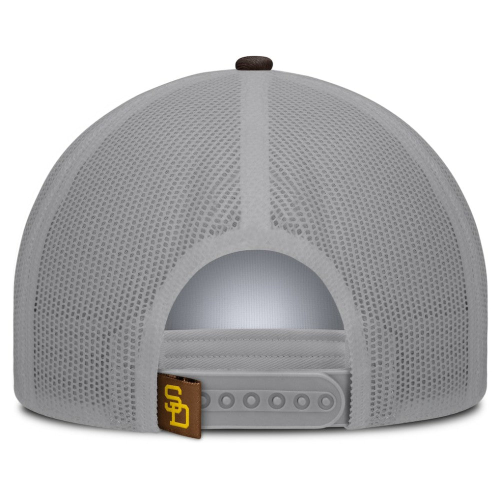 MLB San Diego Padres Fanatics Designated A-Frame Foam Front Trucker Adjustable Hat