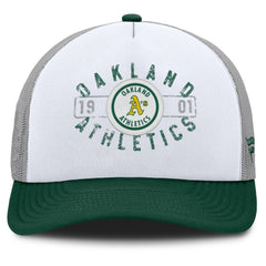 MLB Athletics Fanatics Designated A-Frame Foam Front Trucker Adjustable Hat