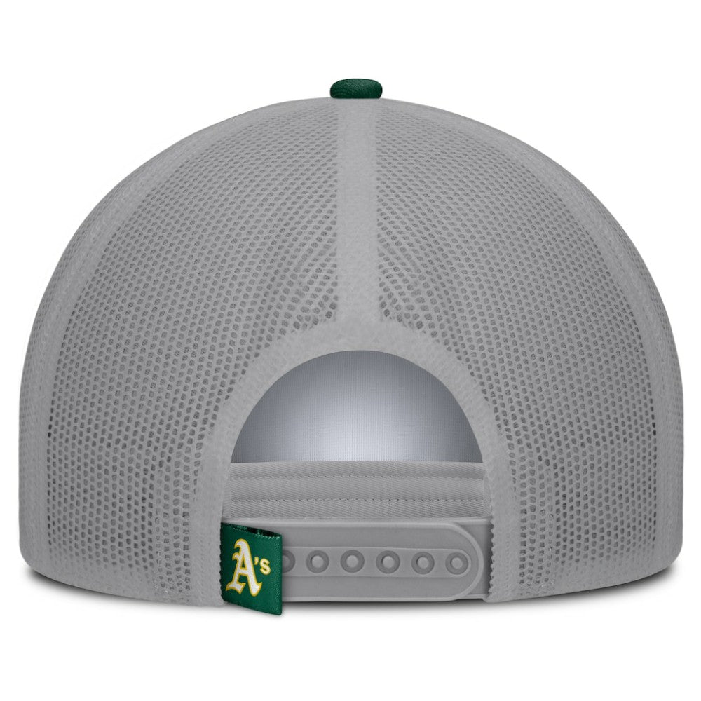 MLB Athletics Fanatics Designated A-Frame Foam Front Trucker Adjustable Hat