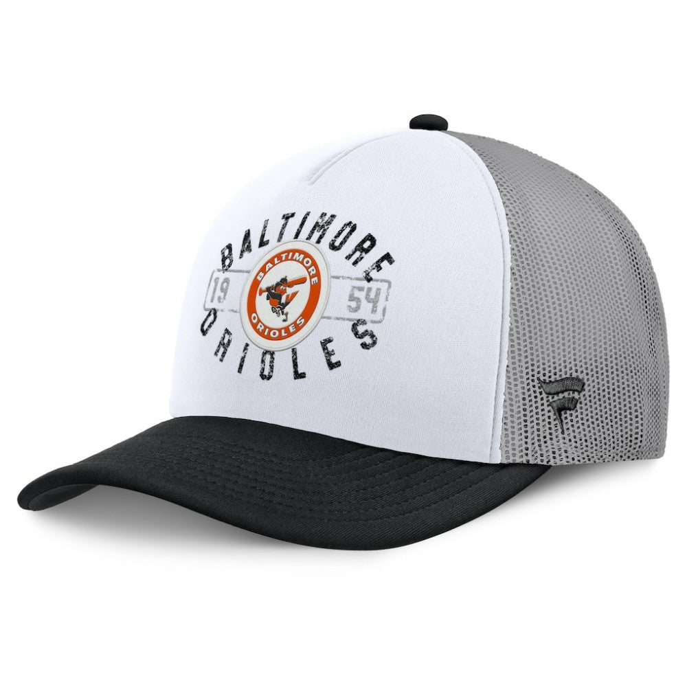 MLB Baltimore Orioles Fanatics Designated A-Frame Foam Front Trucker Adjustable Hat