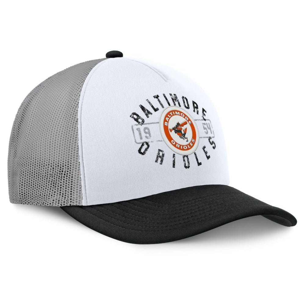 MLB Baltimore Orioles Fanatics Designated A-Frame Foam Front Trucker Adjustable Hat
