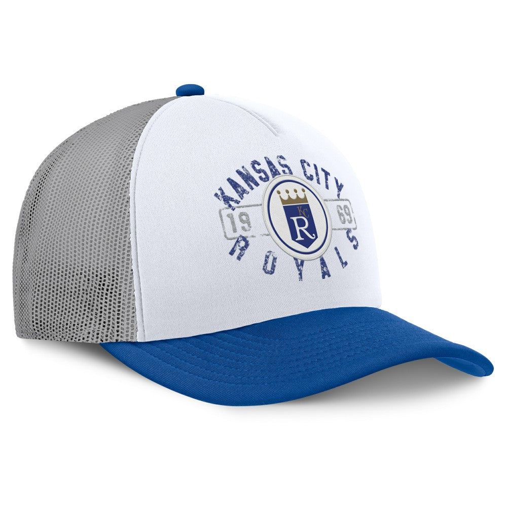 MLB Kansas City Royals Fanatics Designated A-Frame Foam Front Trucker Adjustable Hat