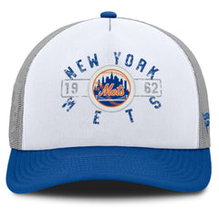 MLB New York Mets Fanatics Designated A-Frame Foam Front Trucker Adjustable Hat