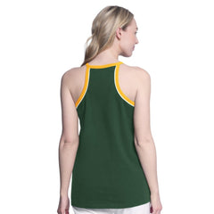 MLB Athletics G-III 4Her by Carl Banks Women's Curveball Racerback Tank Top