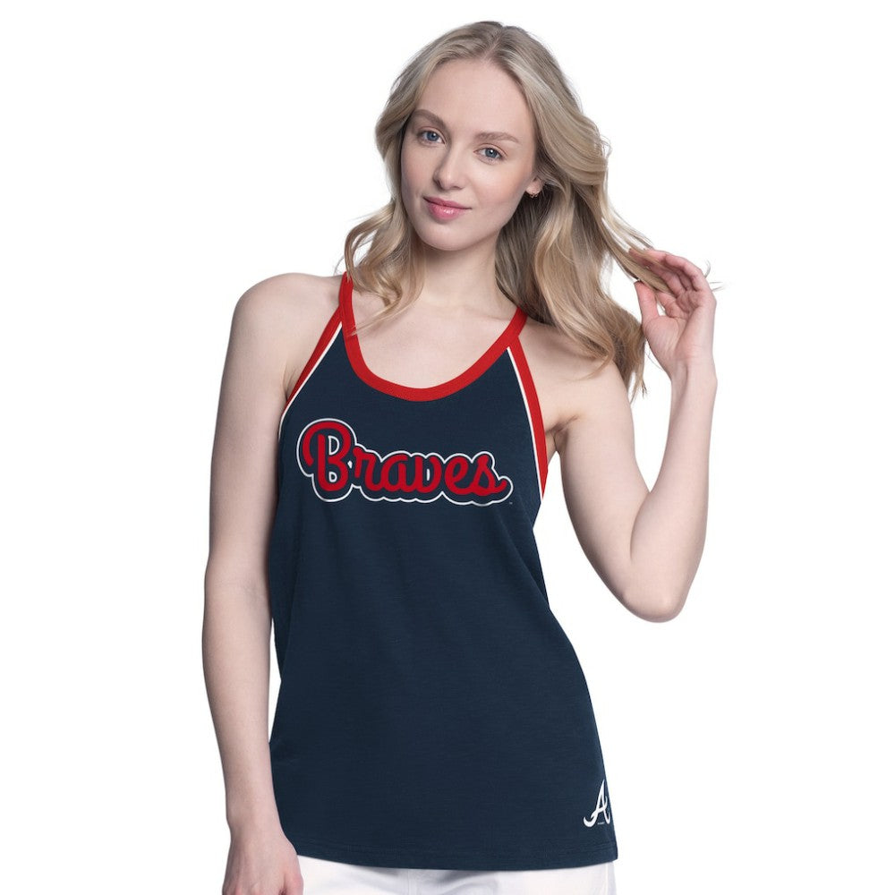 MLB Atlanta Braves G-III 4Her by Carl Banks Women's Curveball Racerback Tank Top