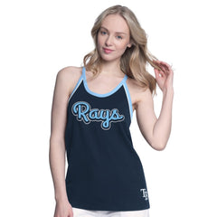 MLB Tampa Bay Rays G-III 4Her by Carl Banks Women's Curveball Racerback Tank Top