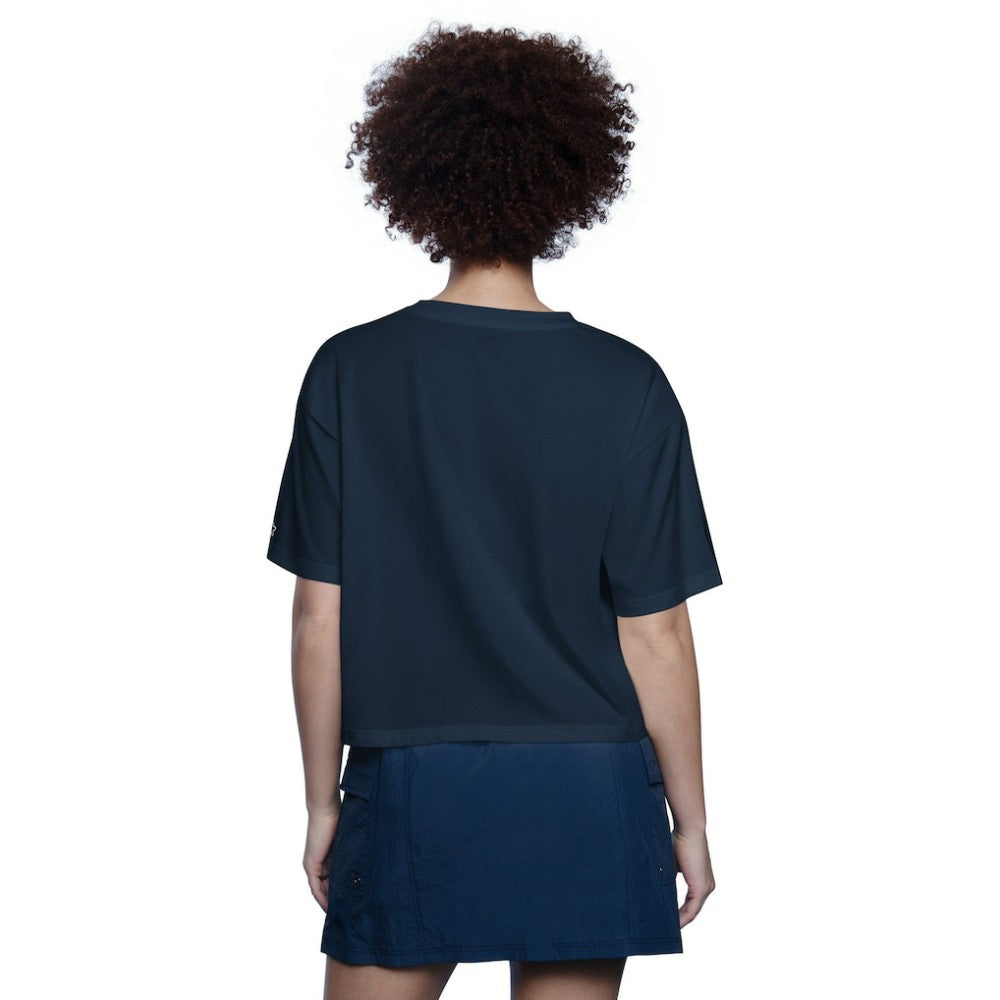 MLB Cleveland Guardians Starter Women's Play the Ball Boxy Cropped T-Shirt