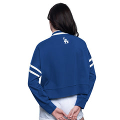 MLB Los Angeles Dodgers Starter Women's Power Play Cropped Pullover Sweatshirt