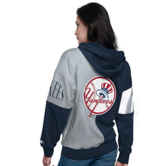 MLB New York Yankees Starter Women's Curve Ball Full Zip Hoodie Sweatshirt