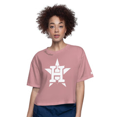 MLB Houston Astros Starter Women's Play the Ball Boxy Cropped T-Shirt