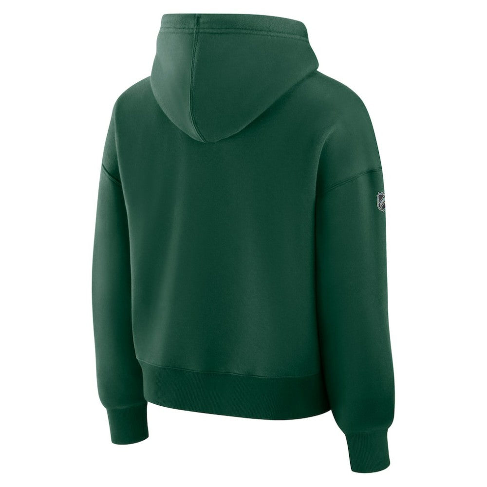 NHL Green Minnesota Wild Fanatics Women's Authentic Pro Primary Pullover Hoodie