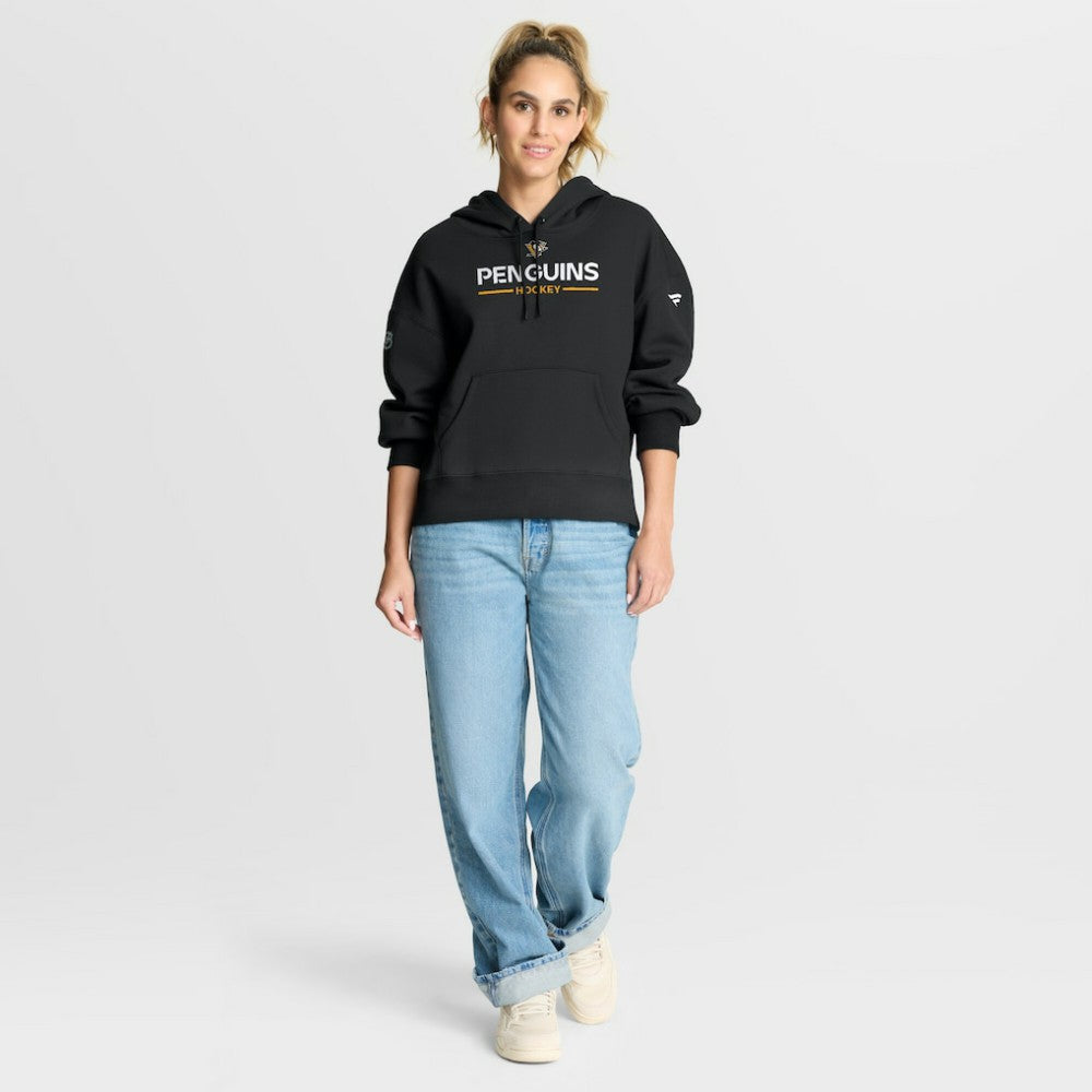 NHL Black Pittsburgh Penguins Fanatics Women's Authentic Pro Primary Pullover Hoodie