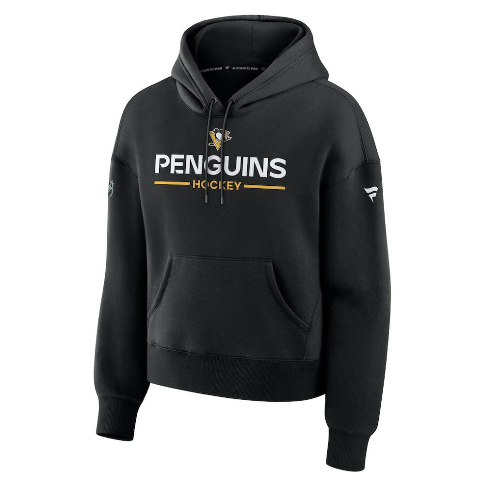 NHL Black Pittsburgh Penguins Fanatics Women's Authentic Pro Primary Pullover Hoodie